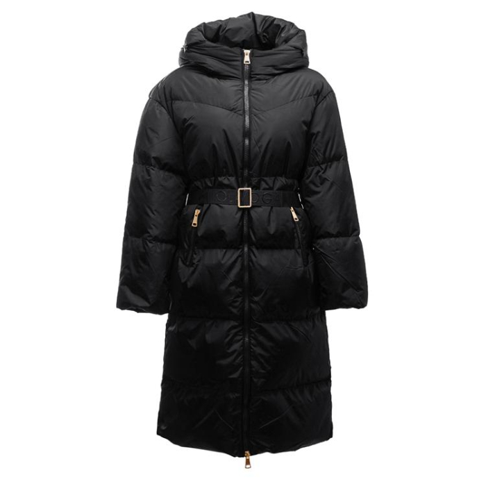 KURTKA PŁASZCZ DAMSKI DŁUGI OVERSIZE OLAVOGA SIING BLACK