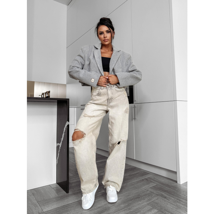 MARYNARKA ŻAKIET OLAVOGA CHESTNUT GRAY
