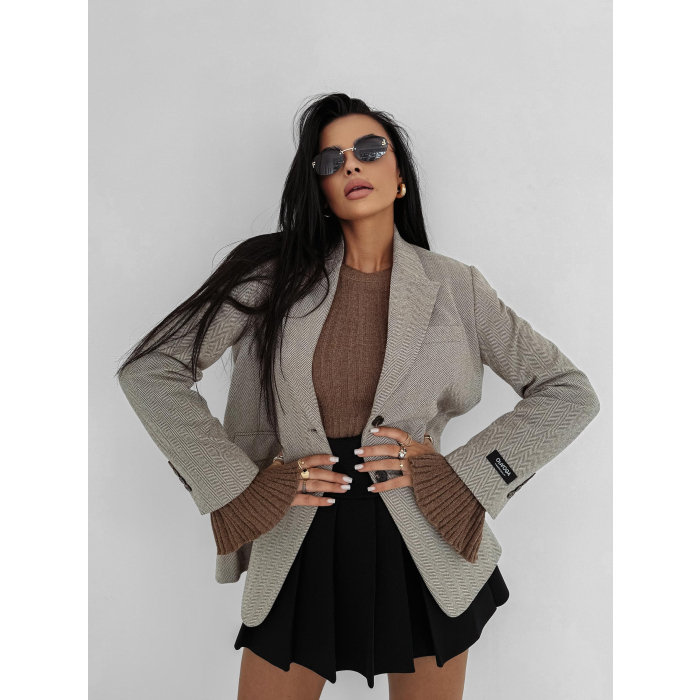 MARYNARKA ŻAKIET OLAVOGA ZITAL DARK BEIGE