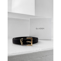 PASEK ZE SKÓRY OLAVOGA VIVATERAL BLACK