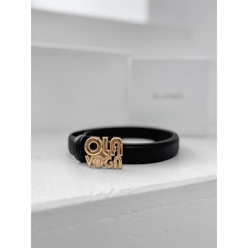 PASEK ZE SKÓRY OLAVOGA RAYMIIN BLACK