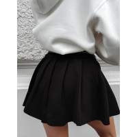 SPÓDNICA - SPODENKI PLISOWANA ŁAŃCUSZEK Z MINI TOREBKĄ OLAVOGA TIDE BLACK