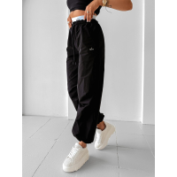 SPODNIE CARGO GUMA OLAVOGA RAINY DAY BLACK