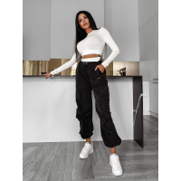 SPODNIE CARGO OLAVOGA ACORN BLACK