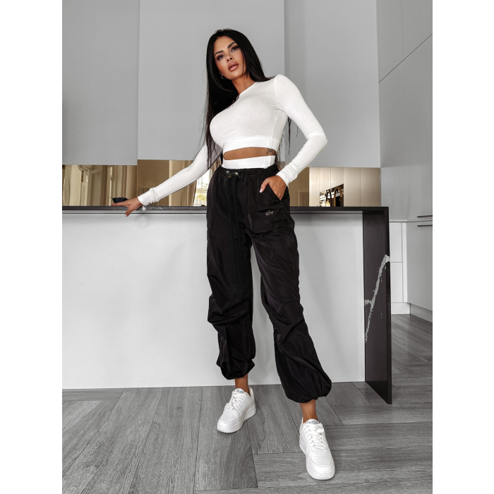 SPODNIE CARGO OLAVOGA ACORN BLACK