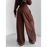 SPODNIE DRESOWE SZEROKIE OLAVOGA SILENT STORM PANTS BROWN
