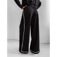 SPODNIE DRESOWE SZEROKIE OLAVOGA SILENT STORM PANTS BLACK