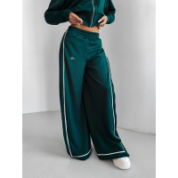 SPODNIE DRESOWE SZEROKIE OLAVOGA SILENT STORM PANTS DEEP GREEN