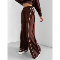 SPODNIE DRESOWE SZEROKIE OLAVOGA SILENT STORM PANTS BROWN