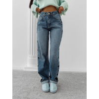 SPODNIE JEANSOWE DENIM OLAVOGA ELIOKIE DARK BLUE