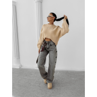 SPODNIE JEANSOWE DENIM OLAVOGA ELIOKIE GRAY