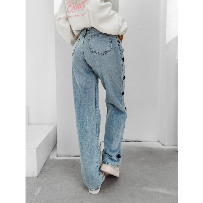 SPODNIE JEANSOWE DENIM OLAVOGA ELIOKIE LIGHT BLUE