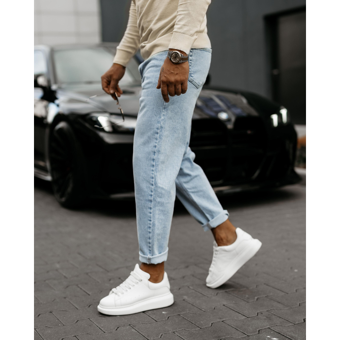 SPODNIE JEANSOWE MĘSKIE OLAVOGA MEN RAVIS BLUE