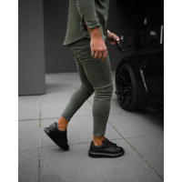 SPODNIE JEANSOWE MĘSKIE SLIM FIT OLAVOGA MEN TOLON KHAKI