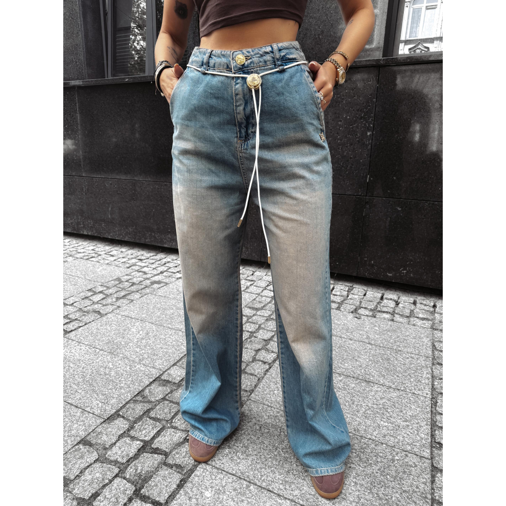 SPODNIE JENSOWE DENIM BAGGY OLAVOGA KAAGE BLUE