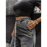 SPODNIE JENSOWE DENIM BAGGY OLAVOGA KAAGE GRAY