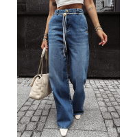 SPODNIE JENSOWE DENIM BAGGY OLAVOGA KAAGE DARK BLUE
