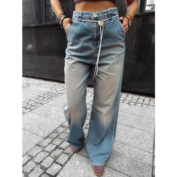 SPODNIE JENSOWE DENIM BAGGY OLAVOGA KAAGE BLUE