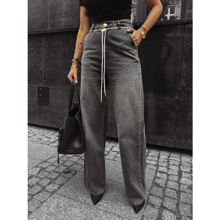 SPODNIE JENSOWE DENIM BAGGY OLAVOGA KAAGE GRAY