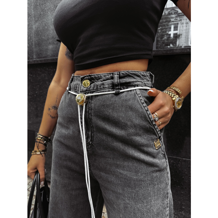 SPODNIE JENSOWE DENIM BAGGY OLAVOGA KAAGE GRAY