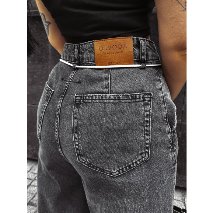 SPODNIE JENSOWE DENIM BAGGY OLAVOGA KAAGE GRAY