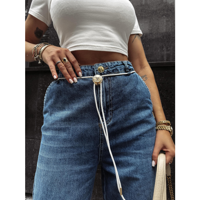 SPODNIE JENSOWE DENIM BAGGY OLAVOGA KAAGE DARK BLUE