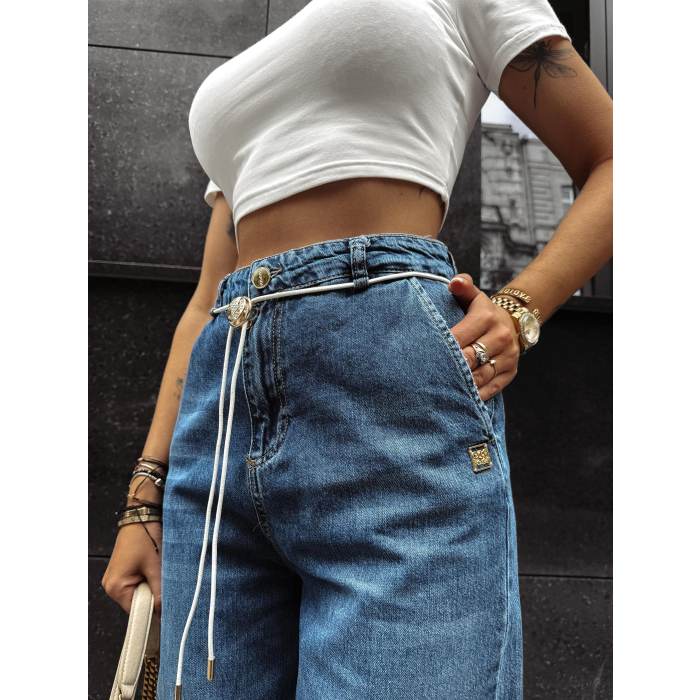 SPODNIE JENSOWE DENIM BAGGY OLAVOGA KAAGE DARK BLUE