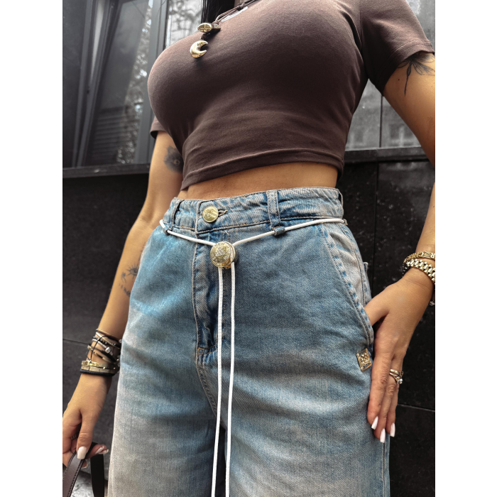 SPODNIE JENSOWE DENIM BAGGY OLAVOGA KAAGE BLUE