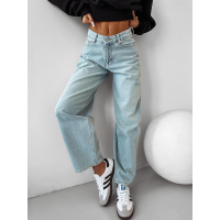 SPODNIE JENSOWE DENIM BAGGY OLAVOGA LOOMA JEANS BLUE