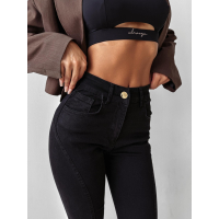 SPODNIE JENSOWE DENIM DZWONY OLAVOGA YUON BLACK