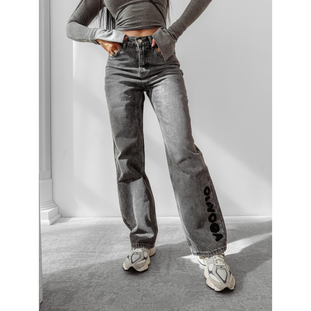 SPODNIE JENSOWE DENIM OLAVOGA NIDO GRAY