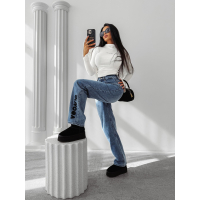 SPODNIE JENSOWE DENIM OLAVOGA NIDO BLUE