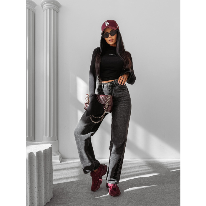 SPODNIE JENSOWE DENIM OLAVOGA NIDO BLACK