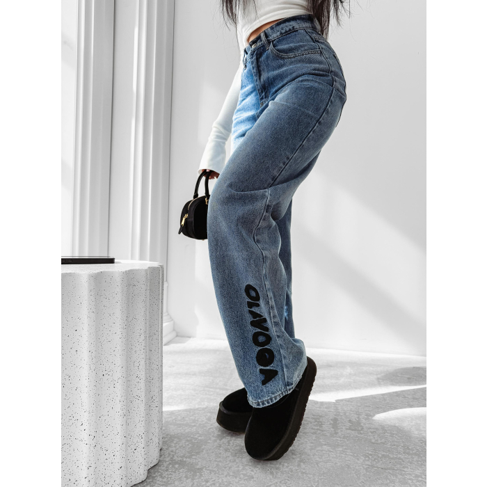 SPODNIE JENSOWE DENIM OLAVOGA NIDO BLUE