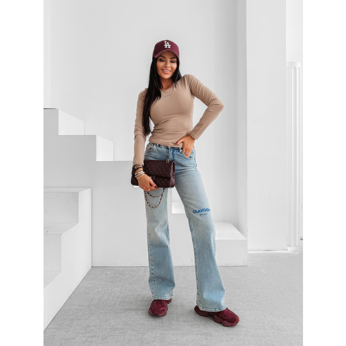 SPODNIE JENSOWE DENIM OLAVOGA ZOIO BLUE