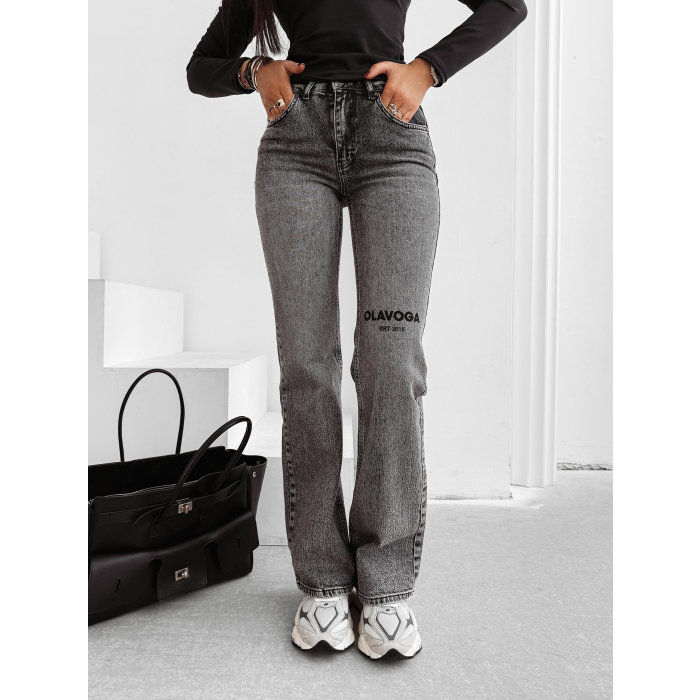 SPODNIE JENSOWE DENIM OLAVOGA ZOIO GRAY
