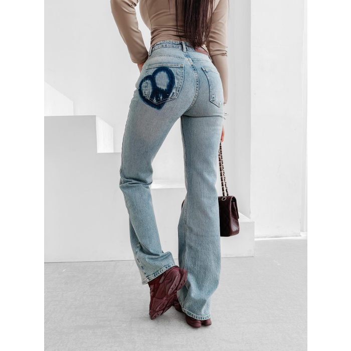 SPODNIE JENSOWE DENIM OLAVOGA ZOIO BLUE