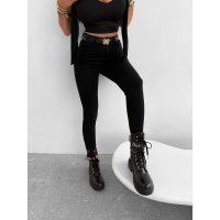 SPODNIE JENSOWE DENIM SKINNY OLAVOGA VIO BLACK
