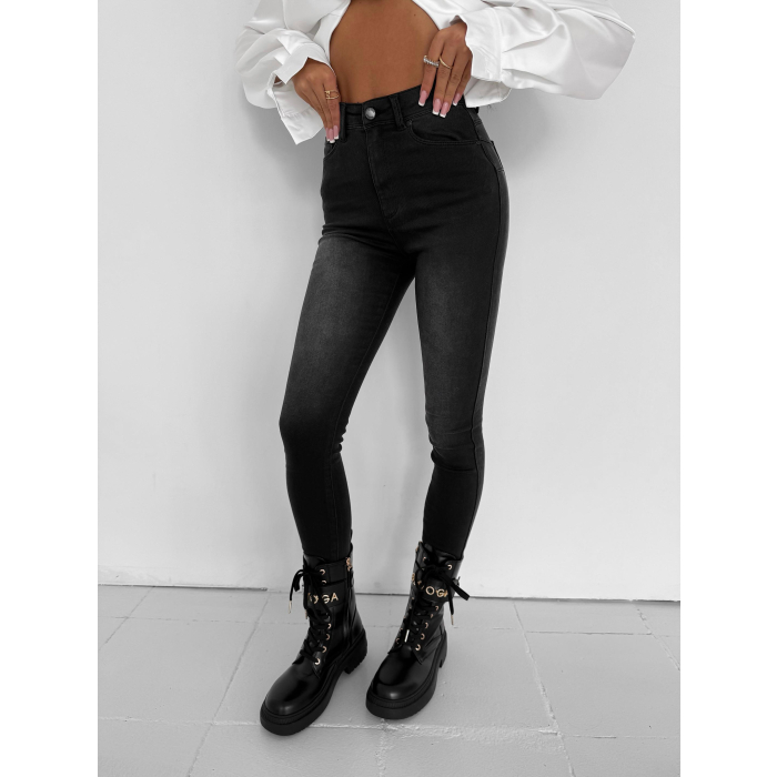 SPODNIE JENSOWE DENIM SKINNY OLAVOGA VIO GRAY