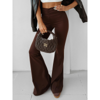 SPODNIE LEGGINSY MODELUJĄCE DZWONY OLAVOGA SPICED HONEY BROWN