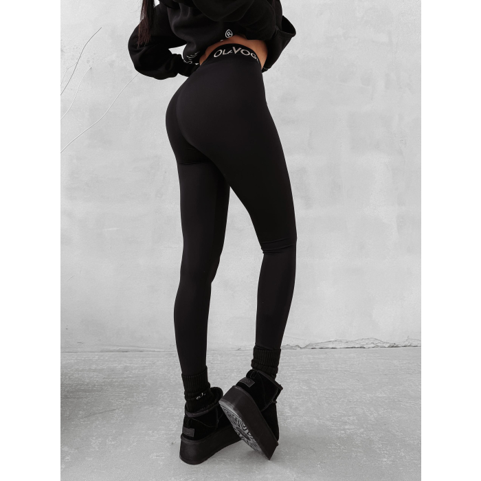 SPODNIE LEGGINSY MODELUJĄCE OLAVOGA AMBER WHISPER BLACK