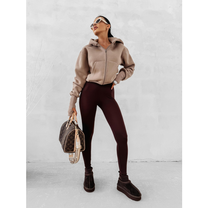 SPODNIE LEGGINSY MODELUJĄCE OLAVOGA AMBER WHISPER BROWN