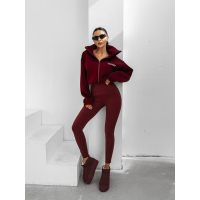 SPODNIE LEGGINSY MODELUJĄCE OLAVOGA MACREEL BURGUND