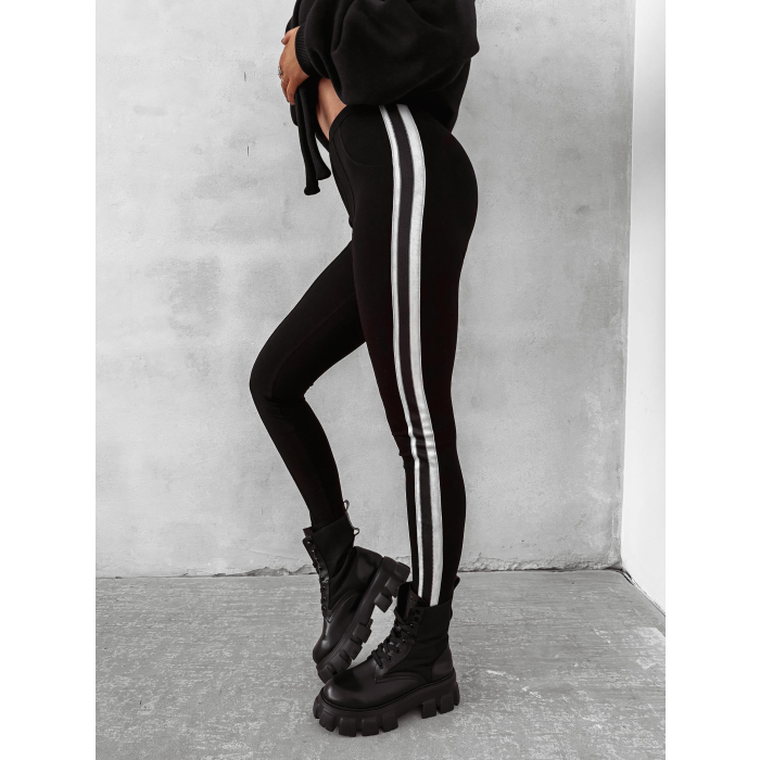 SPODNIE LEGGINSY MODELUJĄCE OLAVOGA STRECH BLACK