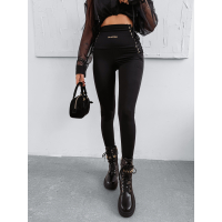 SPODNIE LEGGINSY SZNUROWANE OLAVOGA FADED BLACK