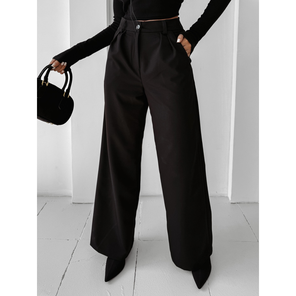 SPODNIE WIDE LEG OLAVOGA NIGHTBREAK BLACK