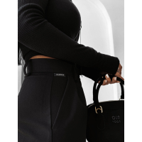 SPODNIE WIDE LEG OLAVOGA NIGHTBREAK BLACK