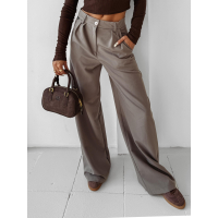 SPODNIE WIDE LEG OLAVOGA NIGHTBREAK LATTE