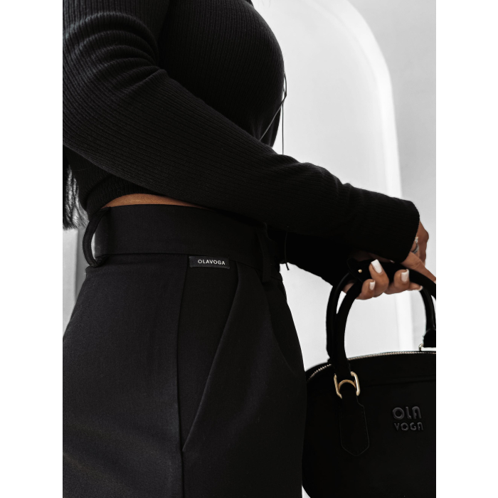 SPODNIE WIDE LEG OLAVOGA NIGHTBREAK BLACK