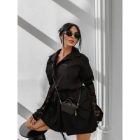 SUKIENKA KOSZULOWA OLAVOGA NIGHT CLAW BLACK